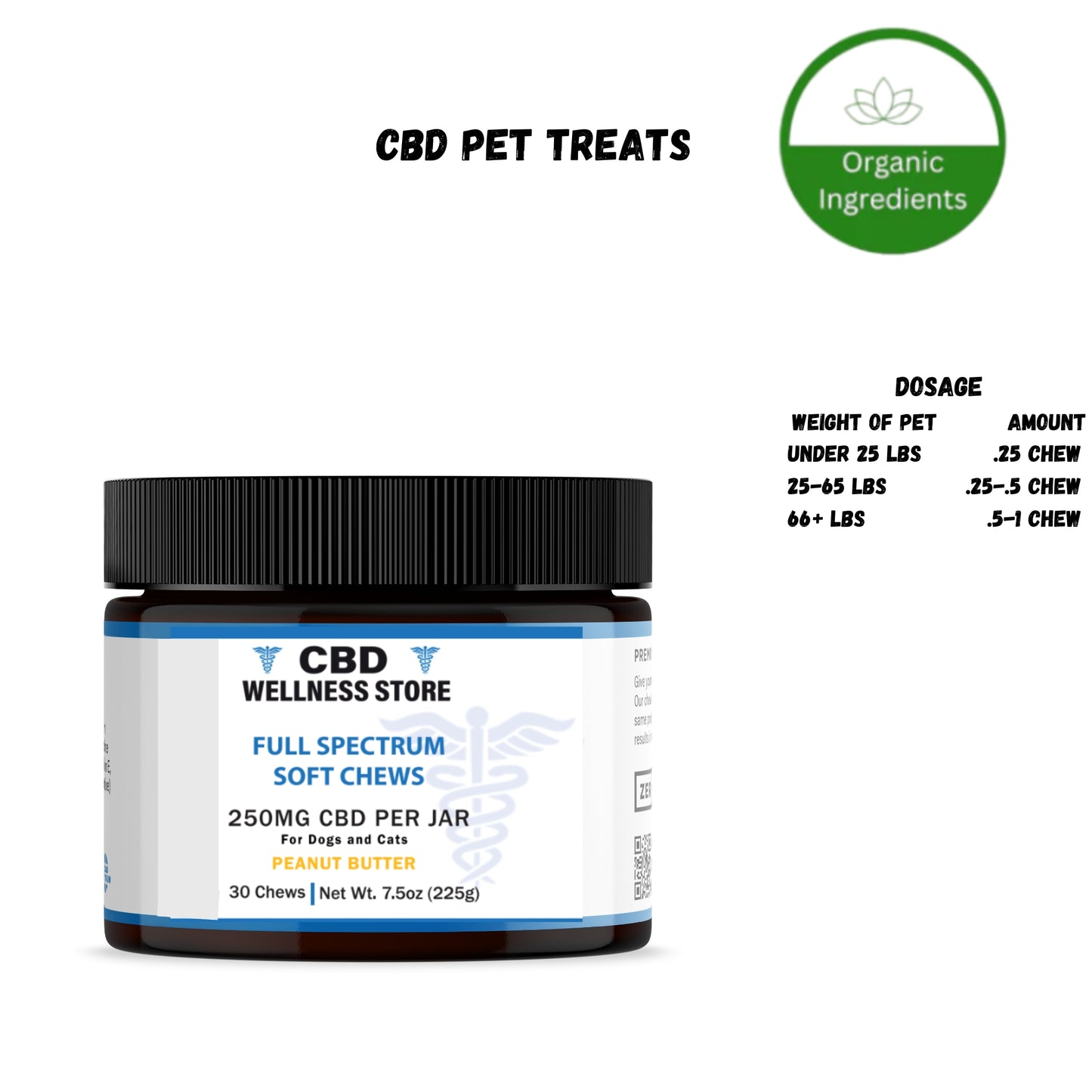 250mg CBD Pet Chews