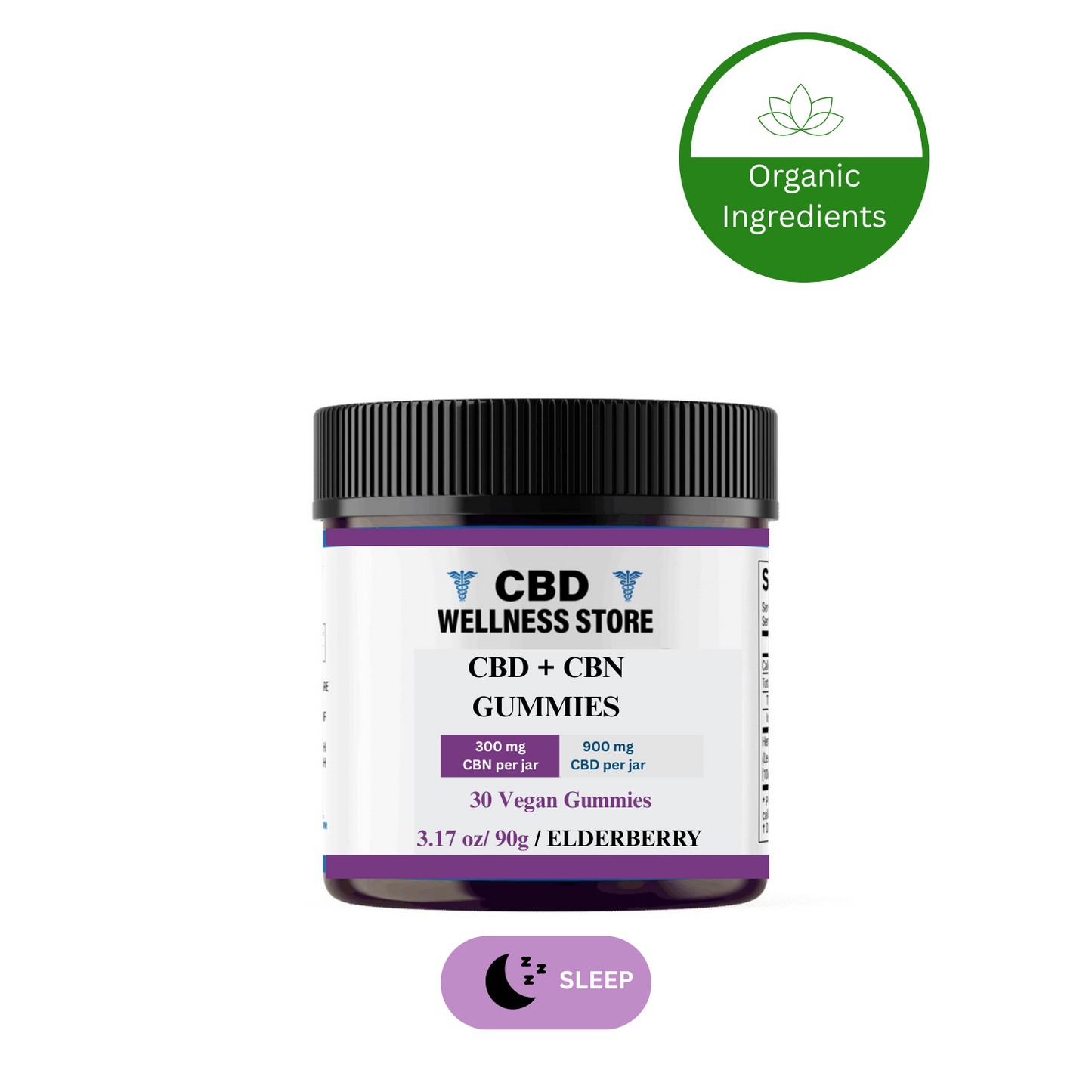 Sleep Gummies | 30mg CBD + 10mg CBN | Rest & Relaxation Support