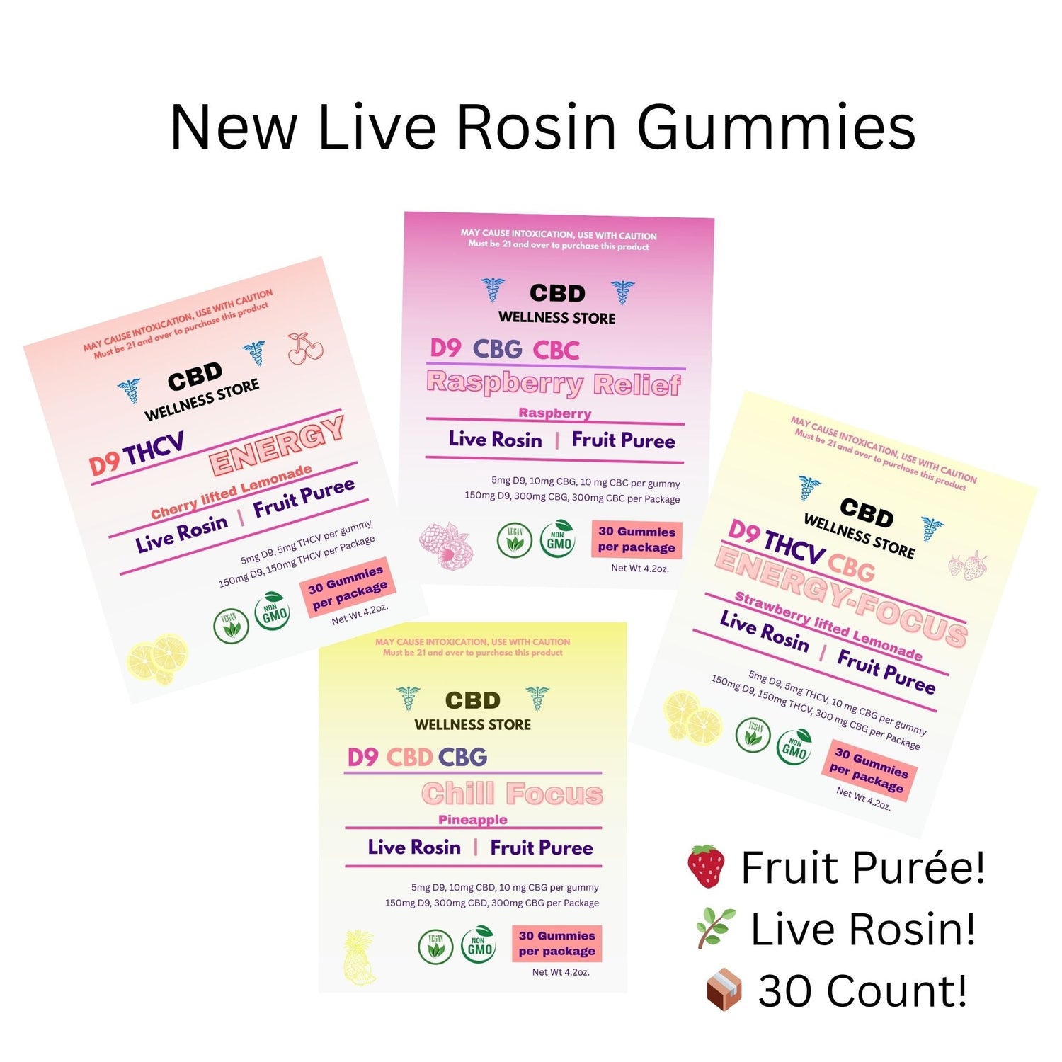 🍬 New Live Rosin Gummies Collection