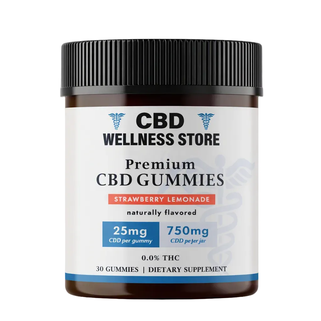 CBD Strawberry Lemonade Gummies 25mg & 50mg