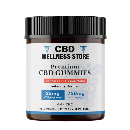 CBD Strawberry Lemonade Gummies 25mg & 50mg