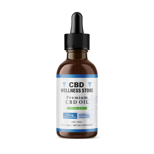 Fresh Mint CBD Oil Tincture 450mg