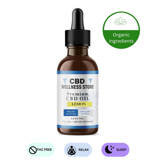 1350mg Broad Spectrum Lemon Tincture – Pure & Potent