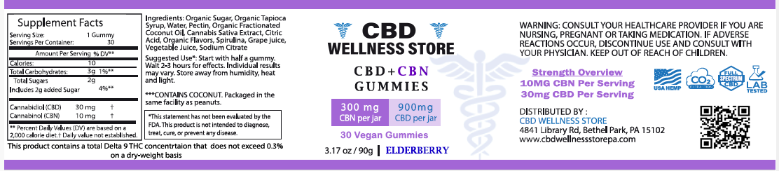 SLEEP GUMMIES (30mg CBD + 10mg CBN)