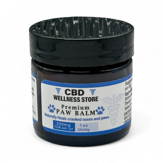 CBD Wellness store  CBD Paw balm that naturally heals cracked noses and paws