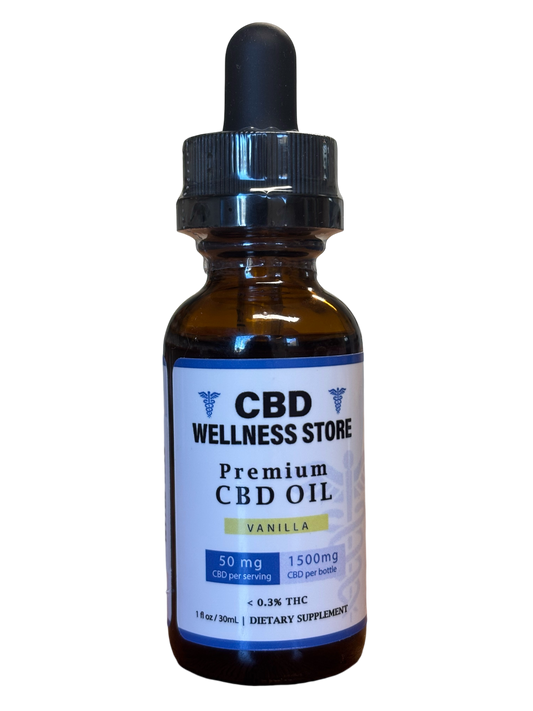 1500mg full spectrum vanilla CBD tincture