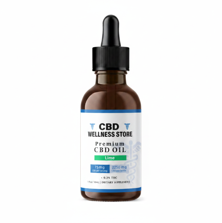 2250mg CBD Oil Lime Full spectrum tincture