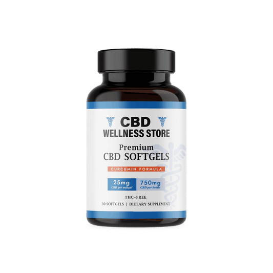 CBD Softgels with Curcumin 750mg