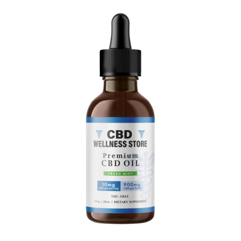 Fresh Mint CBD Oil Tincture 900mg