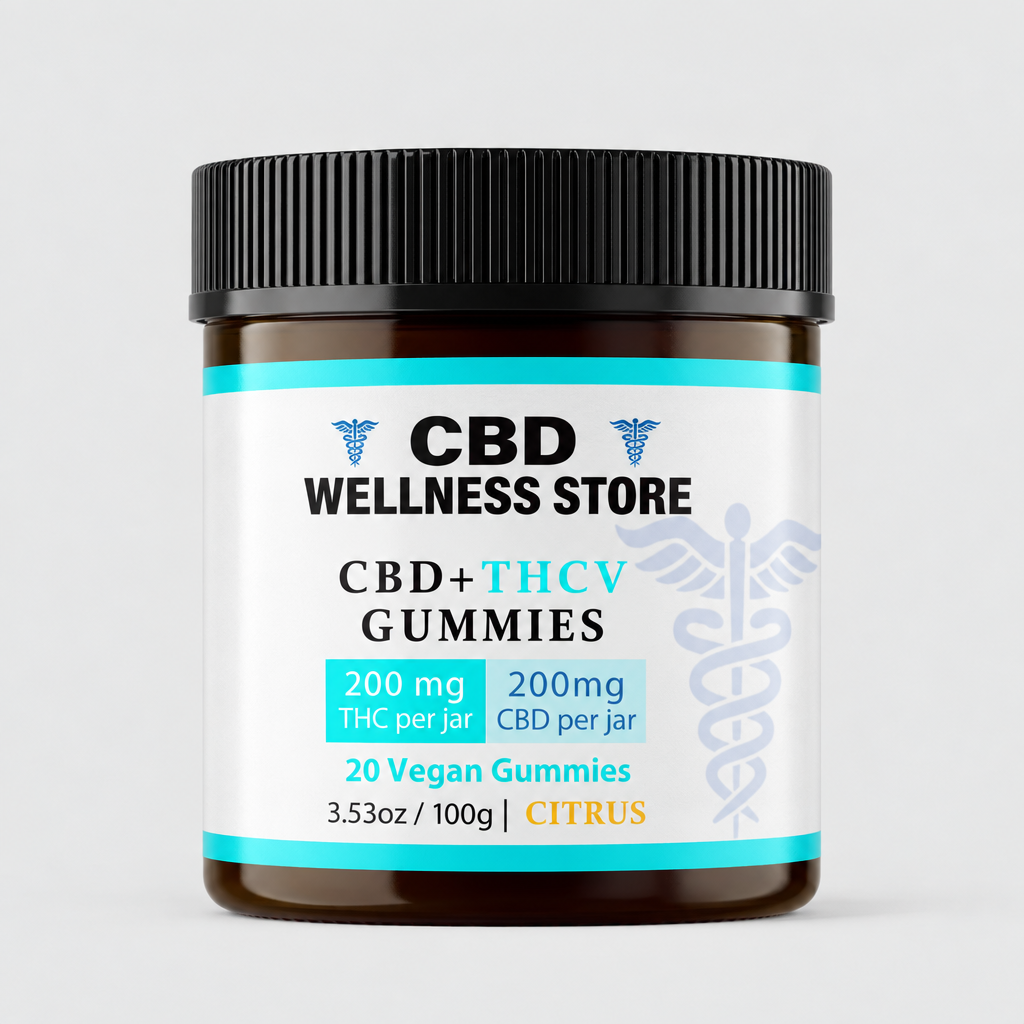 CBD & THCV gummies for uplifting energy and relaxation
