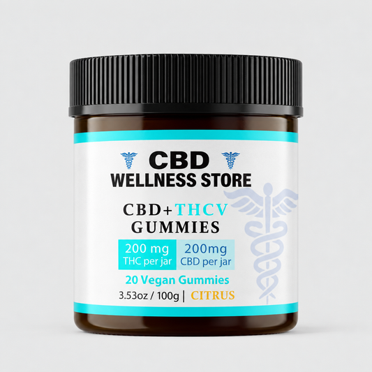 CBD & THCV gummies for uplifting energy and relaxation