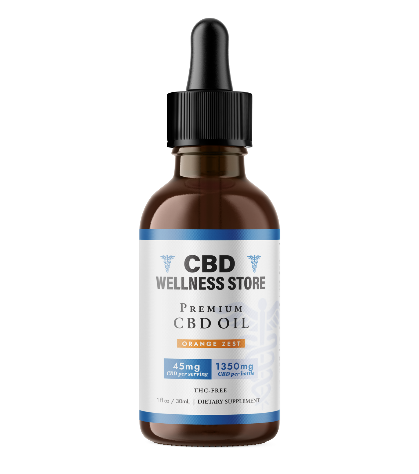 CBD oil 45mg Orange Zest for daily wellness