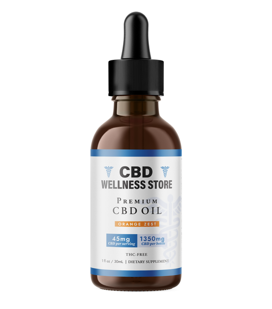 CBD oil 45mg Orange Zest for daily wellness